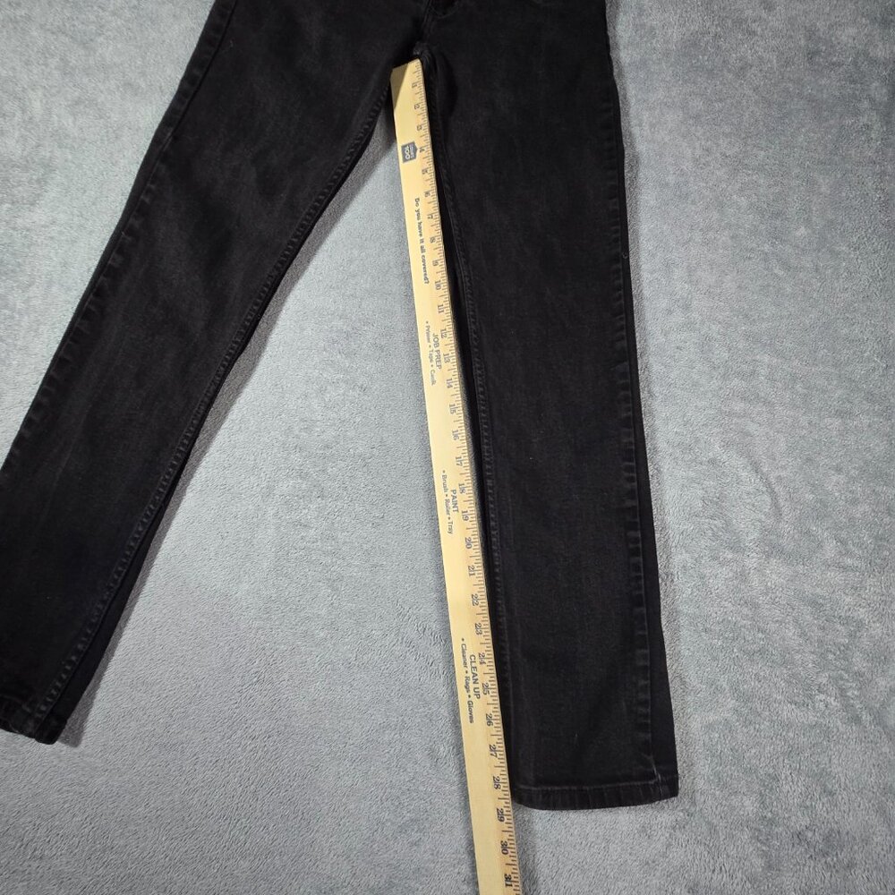 Levi's 511 Slim Fit Black Jeans Mens 30x32 Dark Wash Denim Classic - Picture 3 of 9